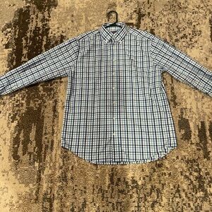 Vineyard Vines Men's Blue Checkered Shirt